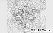 Physical 3D Map of Baiyu, lighten