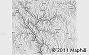 Physical 3D Map of Baiyu, semi-desaturated