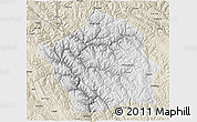 Physical 3D Map of Baiyu, shaded relief outside