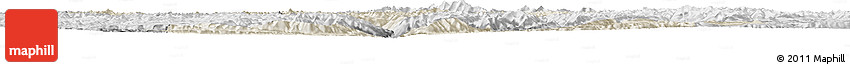 Shaded Relief Horizon Map of Baiyu, physical outside Shaded Relief Horizon Map of Baiyu, physical outside