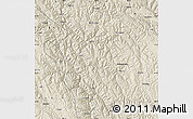 Shaded Relief Map of Baiyu