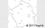 Blank Simple Map of Baiyu, cropped outside