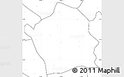 Blank Simple Map of Baiyu, no labels