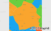 Political Simple Map of Baiyu