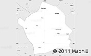 Silver Style Simple Map of Baiyu