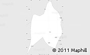 Silver Style Simple Map of Baoxing