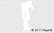 Silver Style Simple Map of Batang