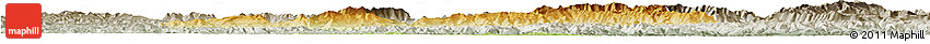 Physical Horizon Map of Bazhong, semi-desaturated Physical Horizon Map of Bazhong, semi-desaturated