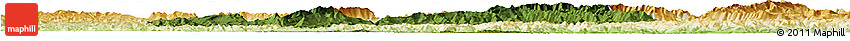 Satellite Horizon Map of Bazhong, physical outside