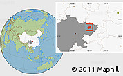 Savanna Style Location Map of Bazhong, highlighted country, highlighted parent region