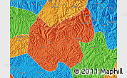Political Map of Bazhong