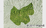 Satellite Map of Bazhong, lighten
