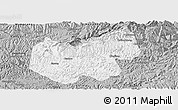 Gray Panoramic Map of Bazhong