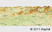 Physical Panoramic Map of Bazhong