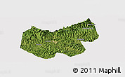 Satellite Panoramic Map of Bazhong, cropped outside