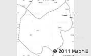 Blank Simple Map of Bazhong