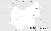 Silver Style Simple Map of Bazhong