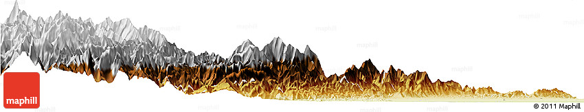 Physical Horizon Map of Chongqing