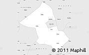 Silver Style Simple Map of Da Xian