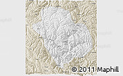 Classic Style 3D Map of Danba