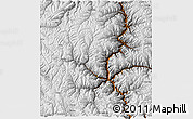 Physical 3D Map of Danba