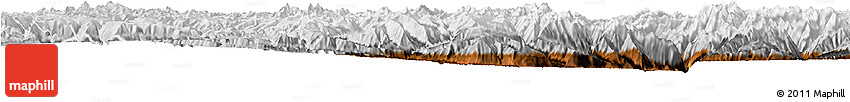 Physical Horizon Map of Danba