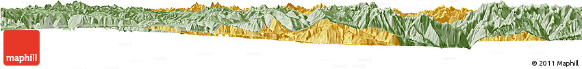 Savanna Style Horizon Map of Danba