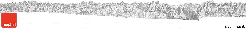 Silver Style Horizon Map of Danba