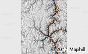 Physical Map of Danba