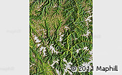 Satellite Map of Danba