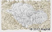 Classic Style Panoramic Map of Danba