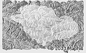 Gray Panoramic Map of Danba