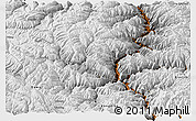 Physical Panoramic Map of Danba