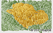 Savanna Style Panoramic Map of Danba