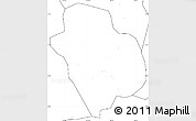 Blank Simple Map of Danba, no labels