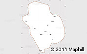 Classic Style Simple Map of Danba, cropped outside