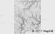 Physical 3D Map of Dawu, lighten, desaturated