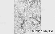 Physical 3D Map of Dawu, lighten, semi-desaturated