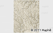 Shaded Relief 3D Map of Dawu
