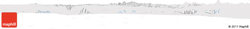 Silver Style Horizon Map of Dawu, single color outside