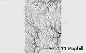 Physical Map of Dawu, desaturated