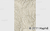 Shaded Relief Map of Dawu