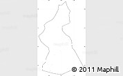 Blank Simple Map of Dawu, cropped outside, no labels