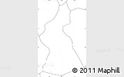 Blank Simple Map of Dawu, no labels