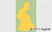 Savanna Style Simple Map of Dawu