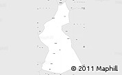 Silver Style Simple Map of Dawu