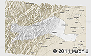 Classic Style 3D Map of Dayi