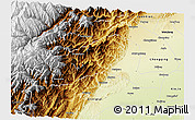 Physical 3D Map of Dayi