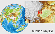 Physical Location Map of Dayi