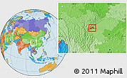 Political Location Map of Dayi
